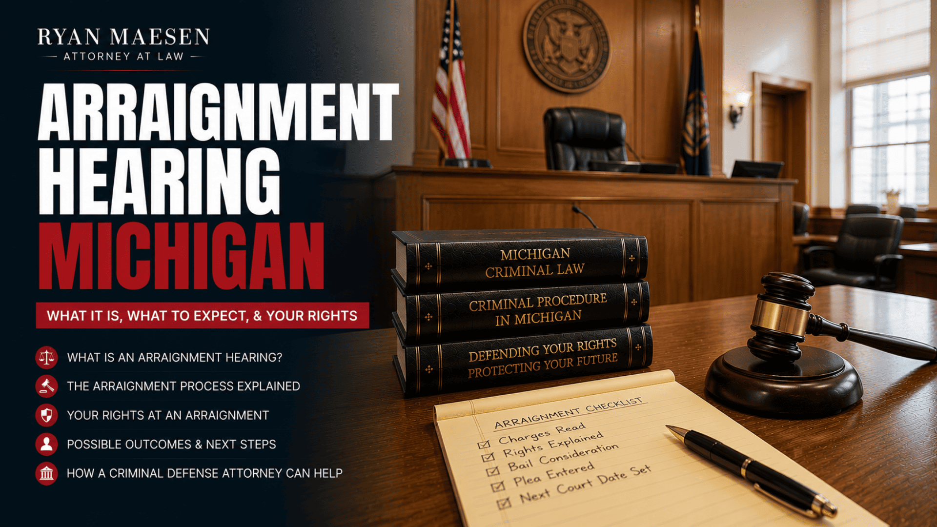 Field Sobriety Tests Explained (Michigan DUI) 3 defendant standing before judge during arraignment Michigan